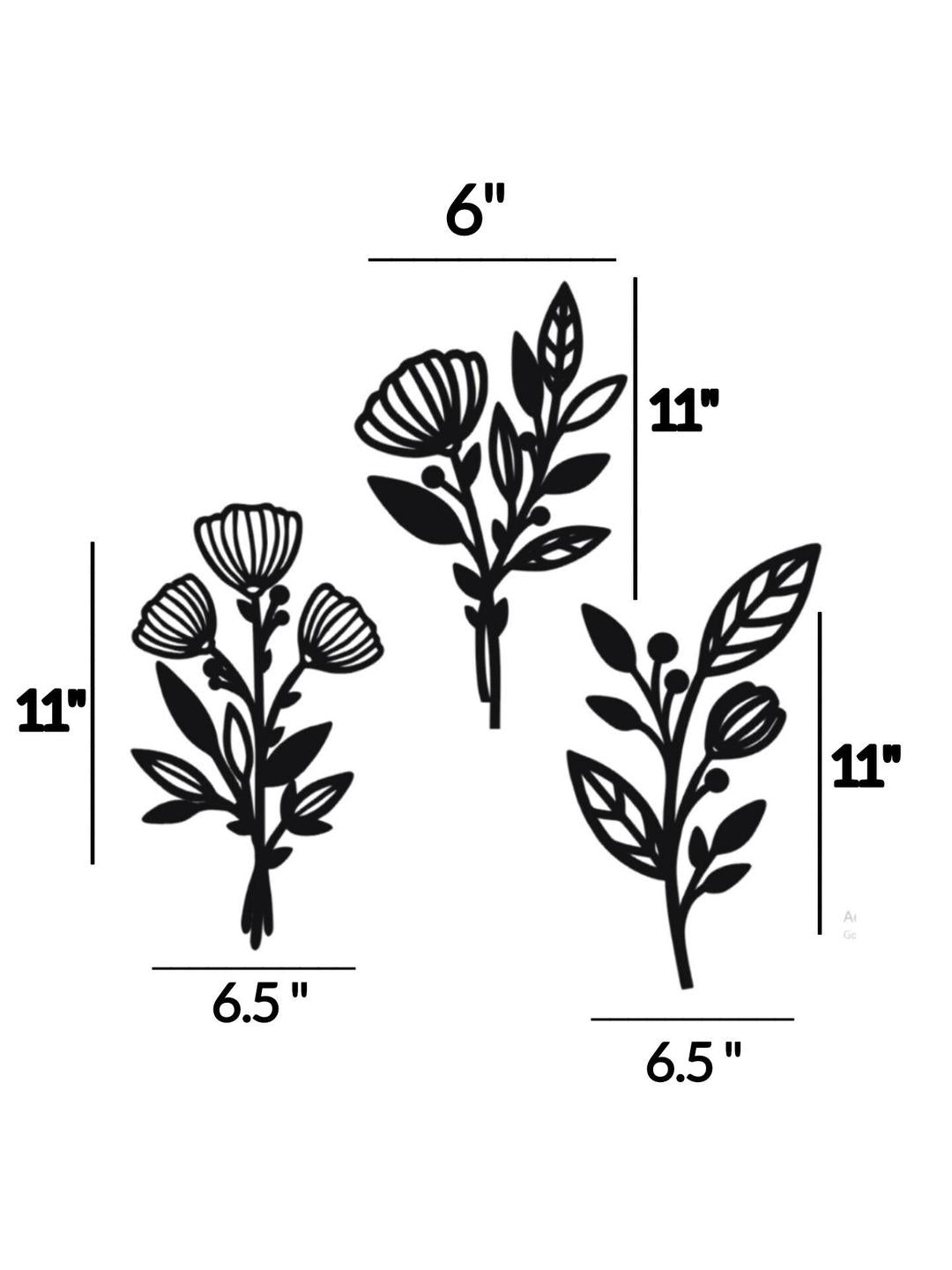 Beautiful flower abstract art