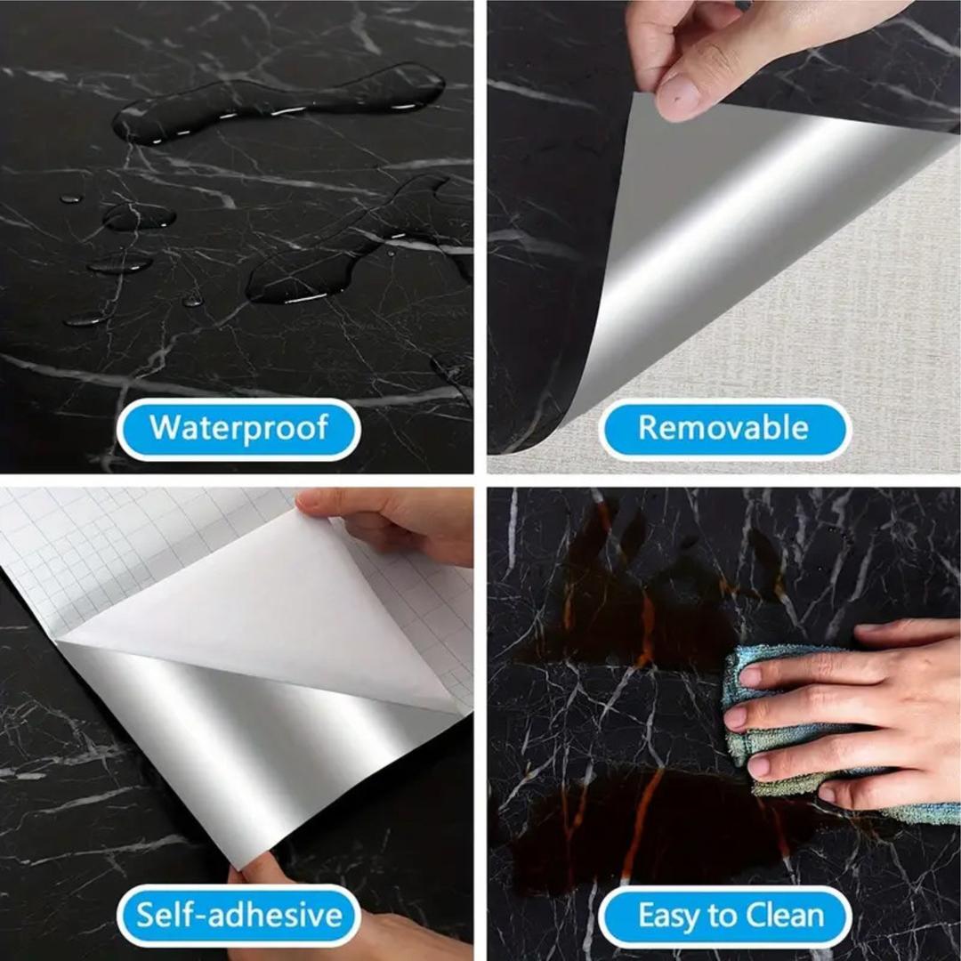 Modern abstract marble sheet 2 pcs