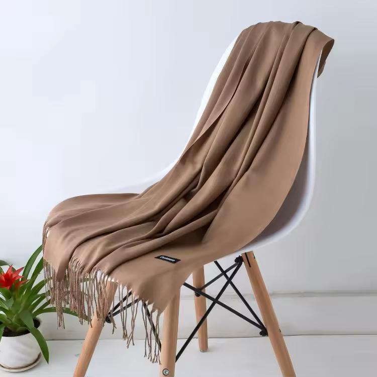 1 PC cashmere plain stole