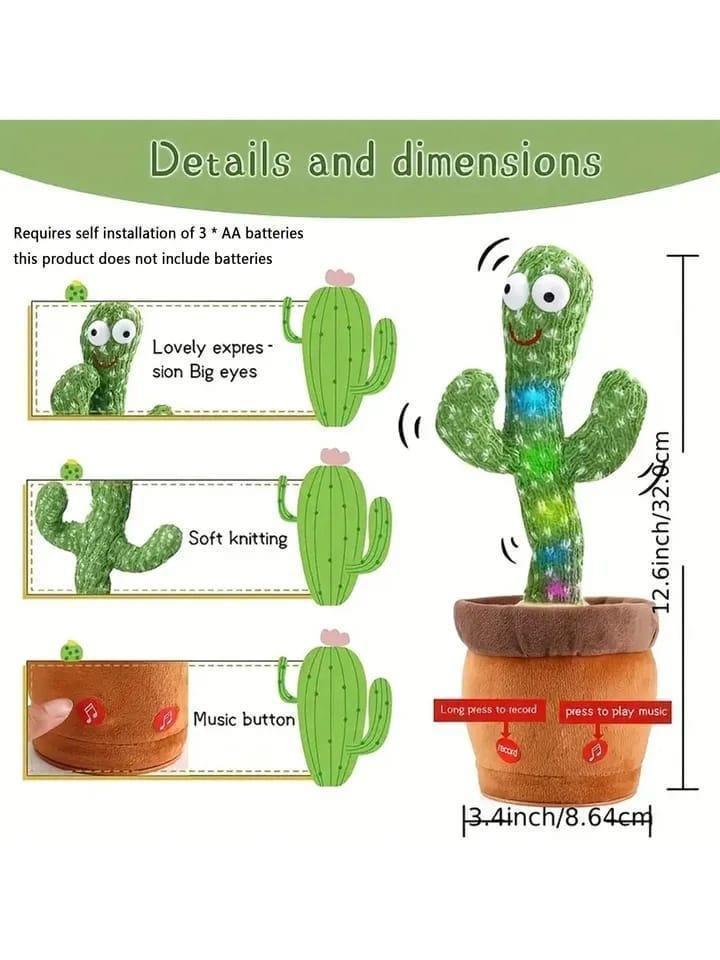 Plush dancing cactus