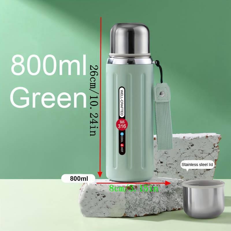 Thermal isolation vacuum water bottle