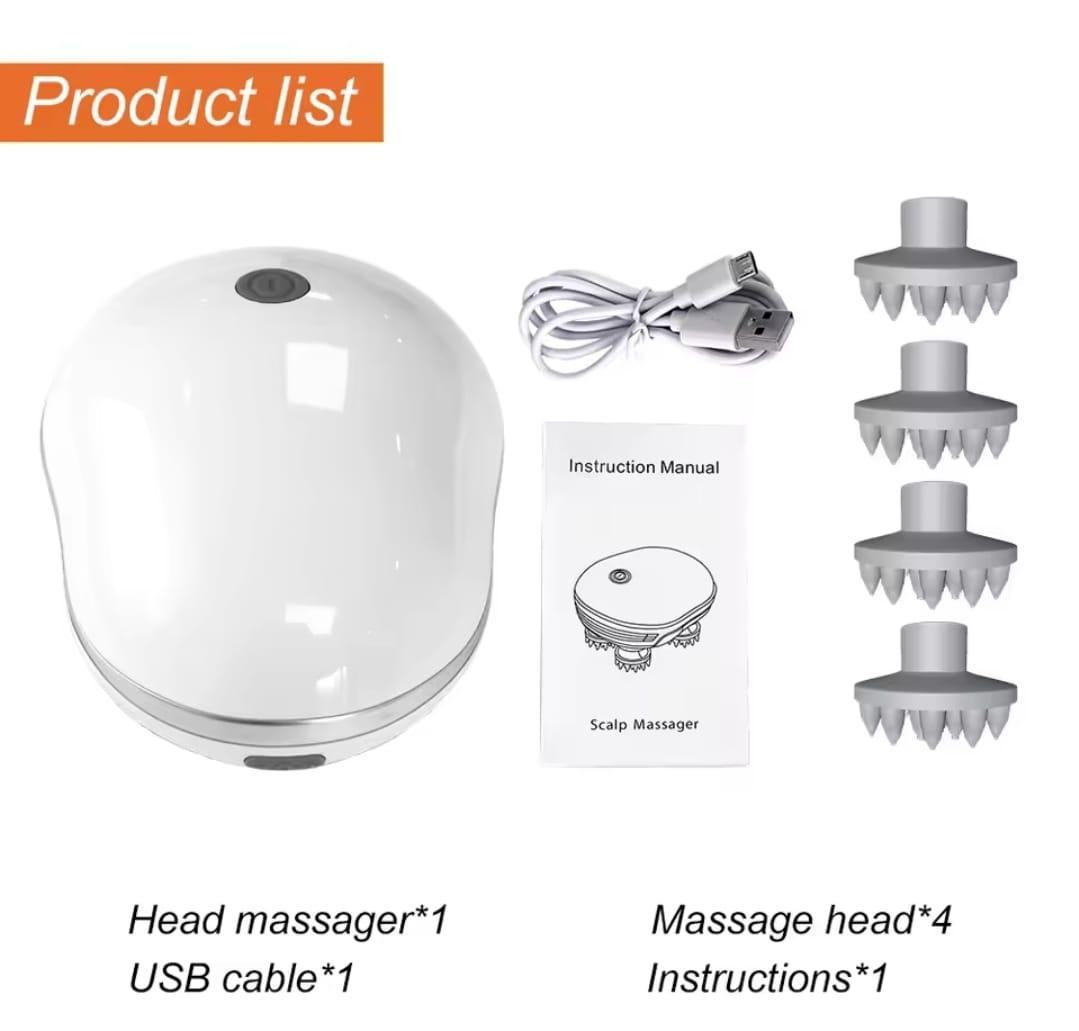 White Silicone Body Massager