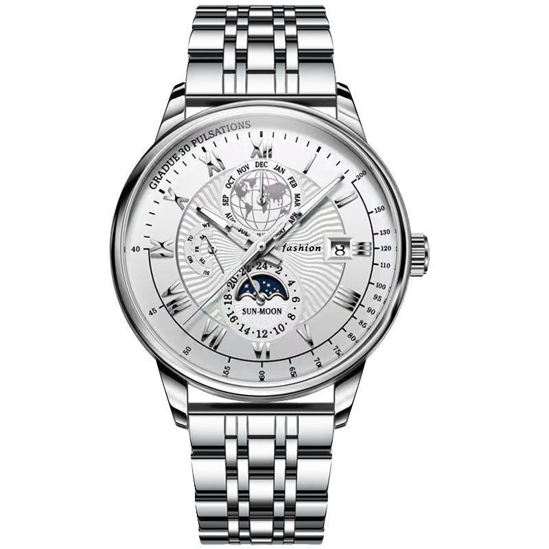 Thin quartz luminous calendar Men's watch