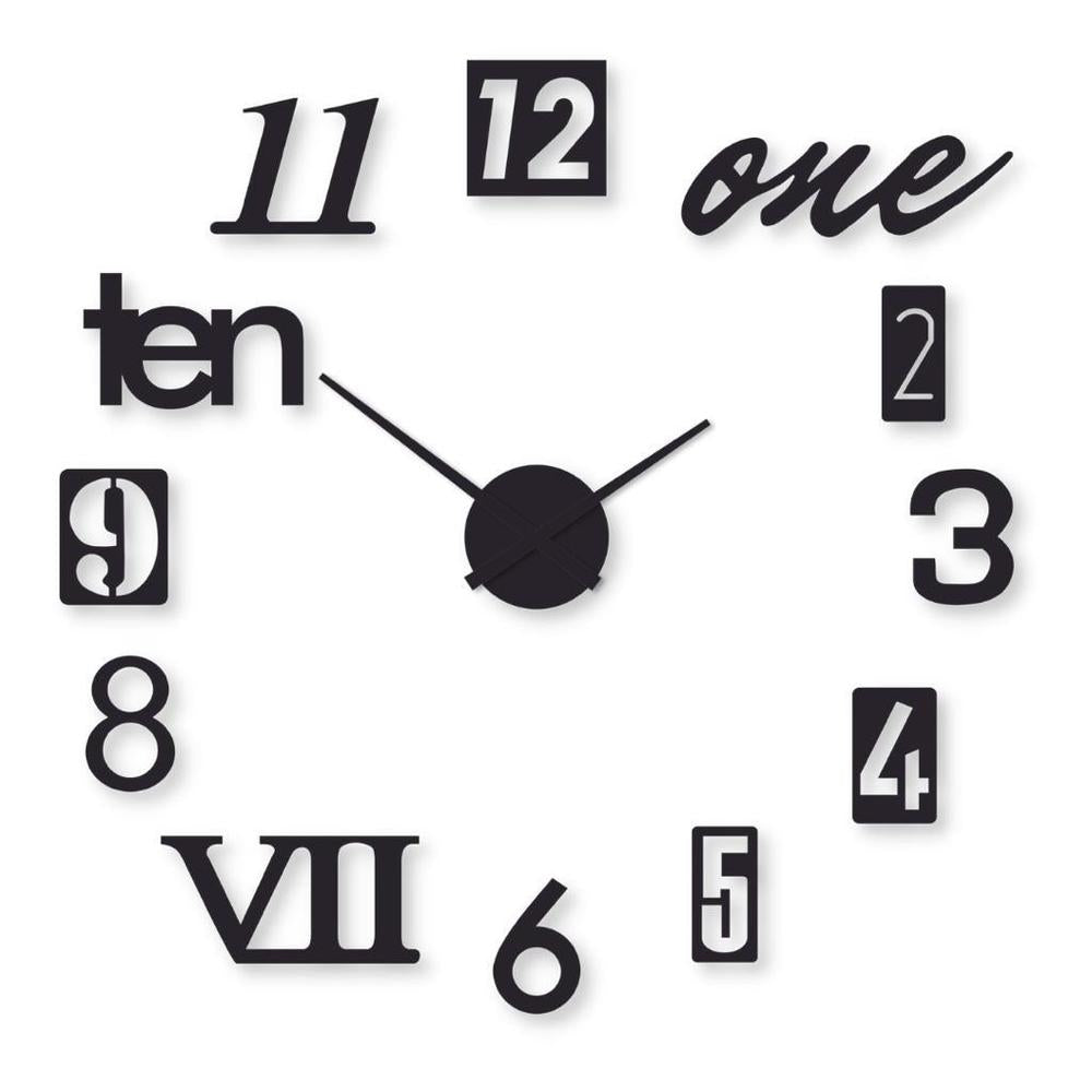 Beautiful mix digit wall clock