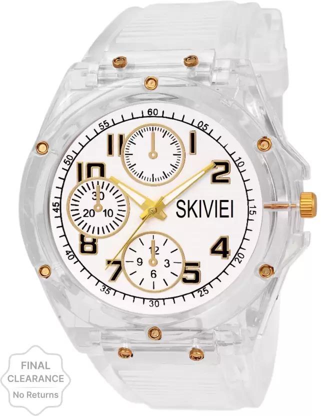Transparent Analoge watch for men