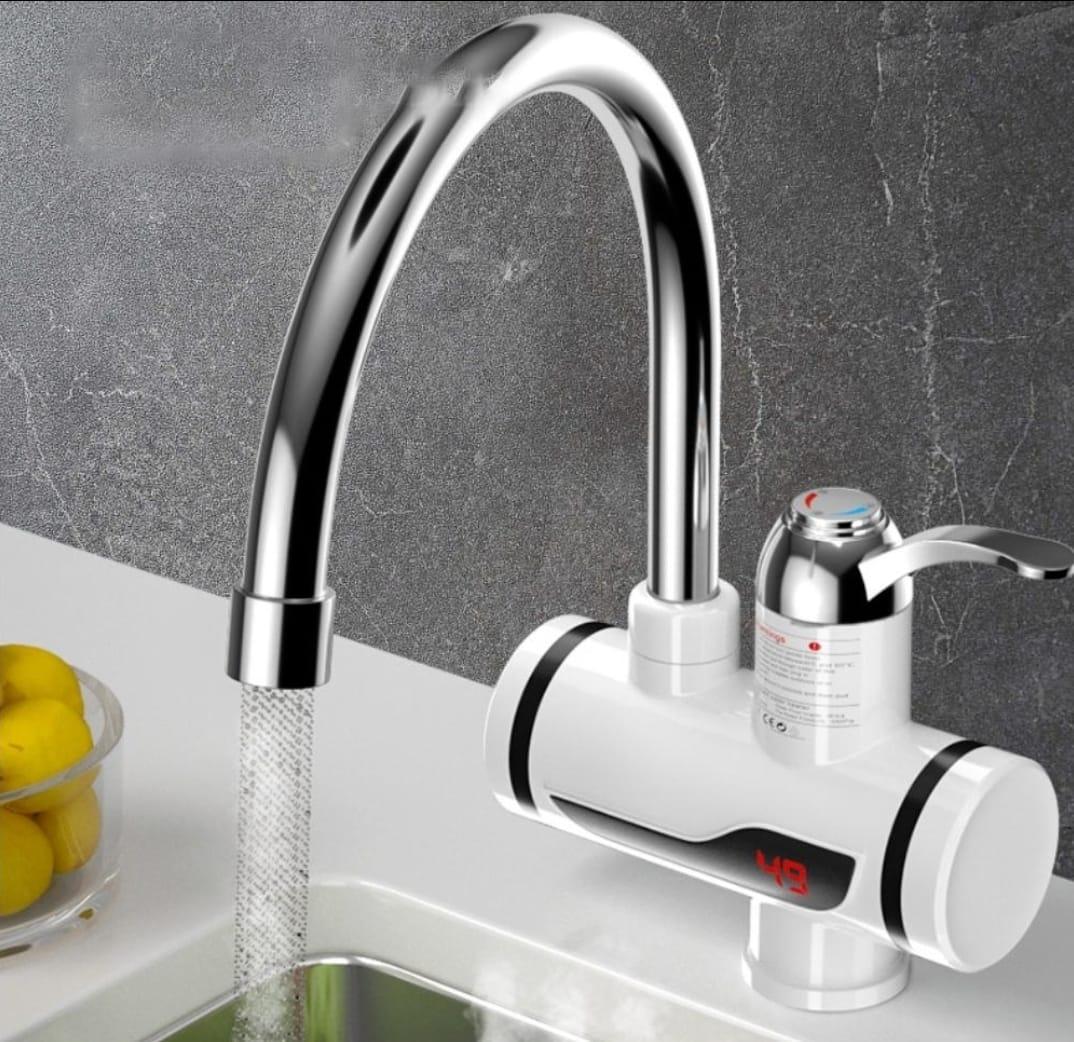 Instant 360° electric water heater tap for kitchen