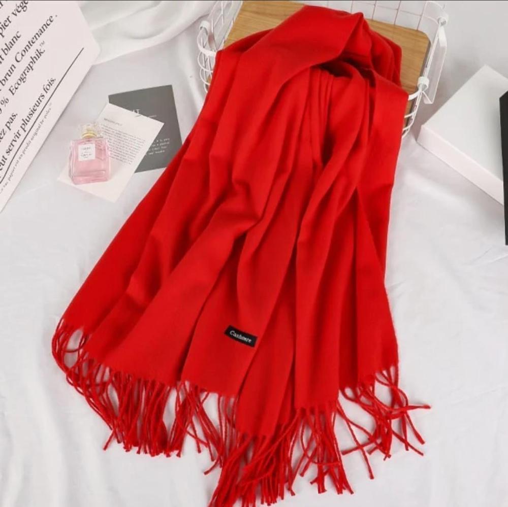 1 PC cashmere plain stole