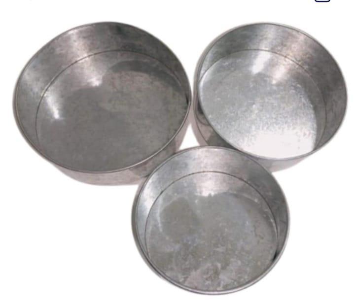 3 pcs round cake mold set