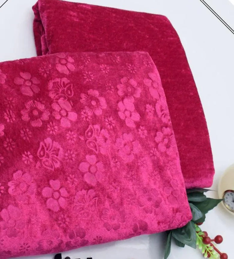 2 PCs women's unstitched sequins suit