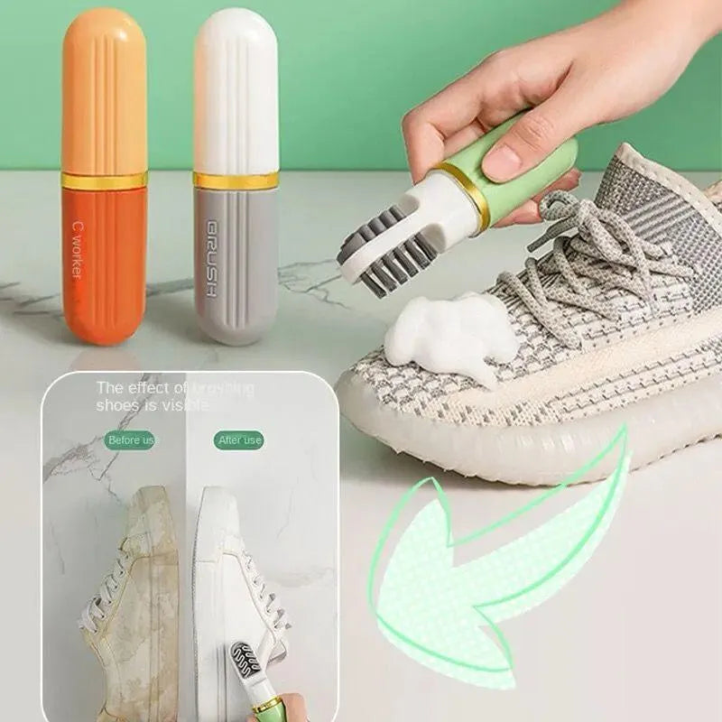 3 in 1 multifunctional shoe brush