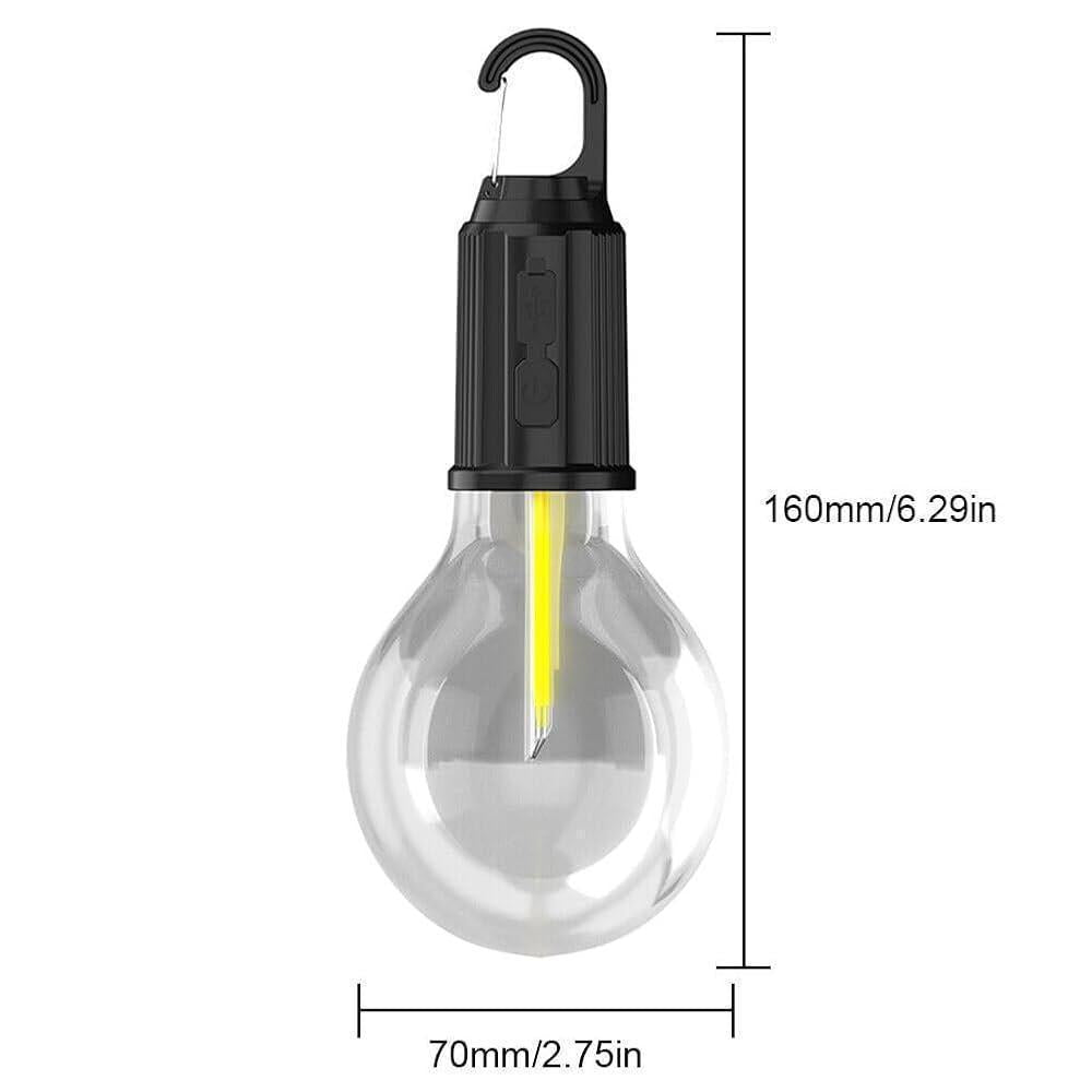 Brighten your space-rechargable LED bulb