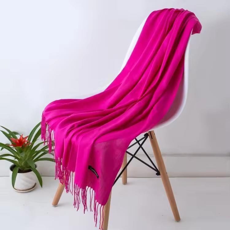 1 PC cashmere plain stole