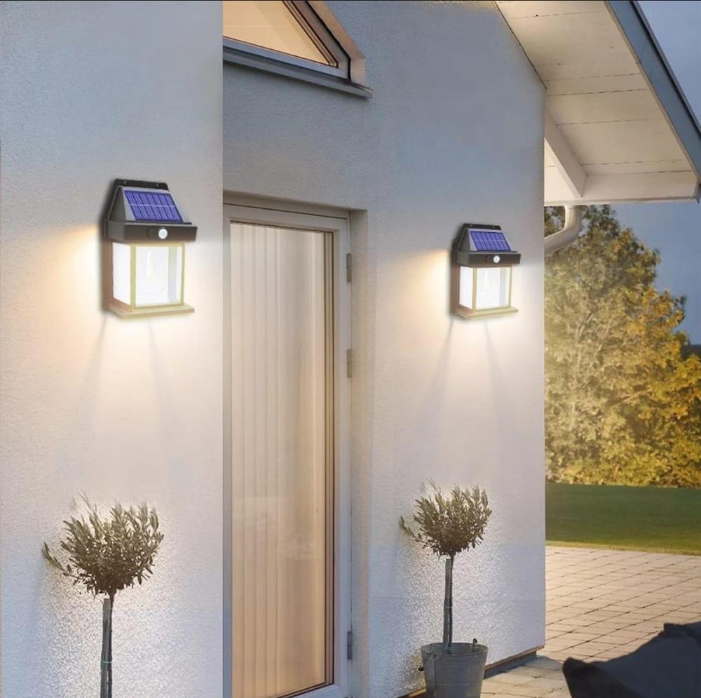 Motion sensor solar sensor lamp