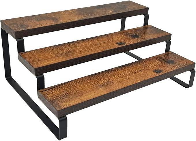 Elegant wooden kitchen rack