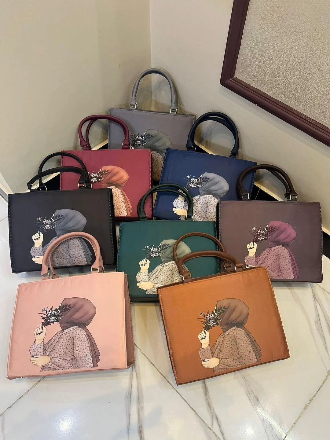 Stylist women's canva tote bag-1 PCs printed design