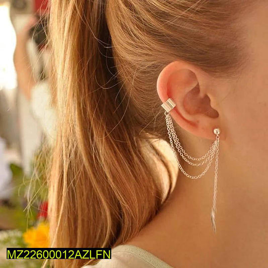 Trendy silver air cuffs