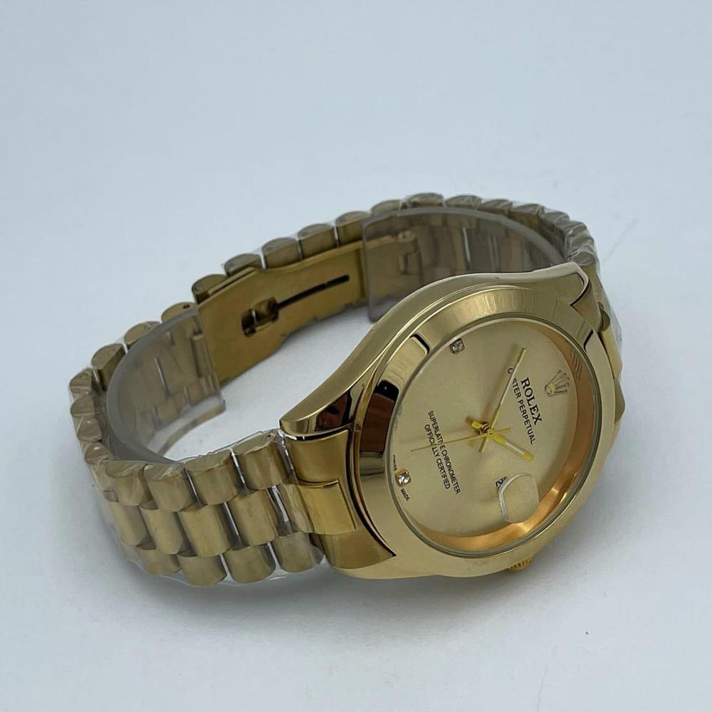 Rolex golden watch
