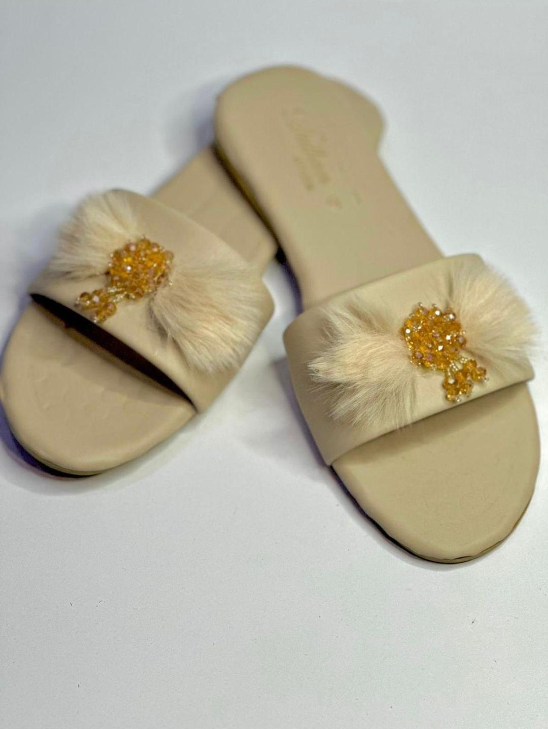 Women's synthetic fiber formal flats