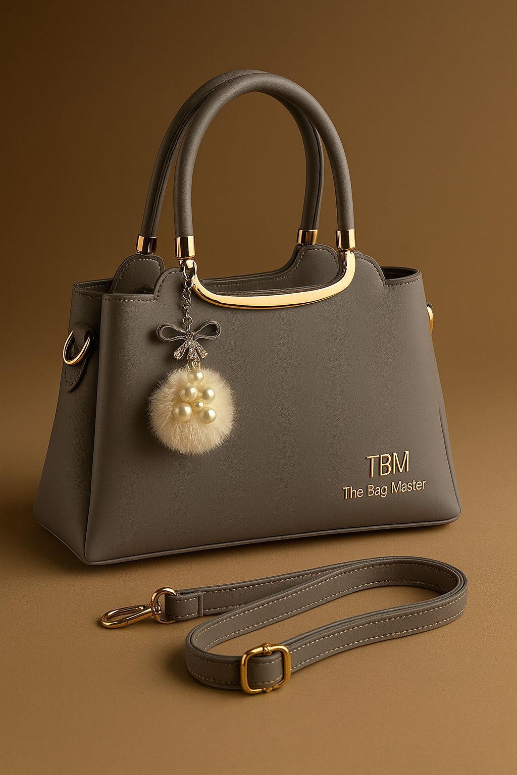 Girl's Rexine plain handbag