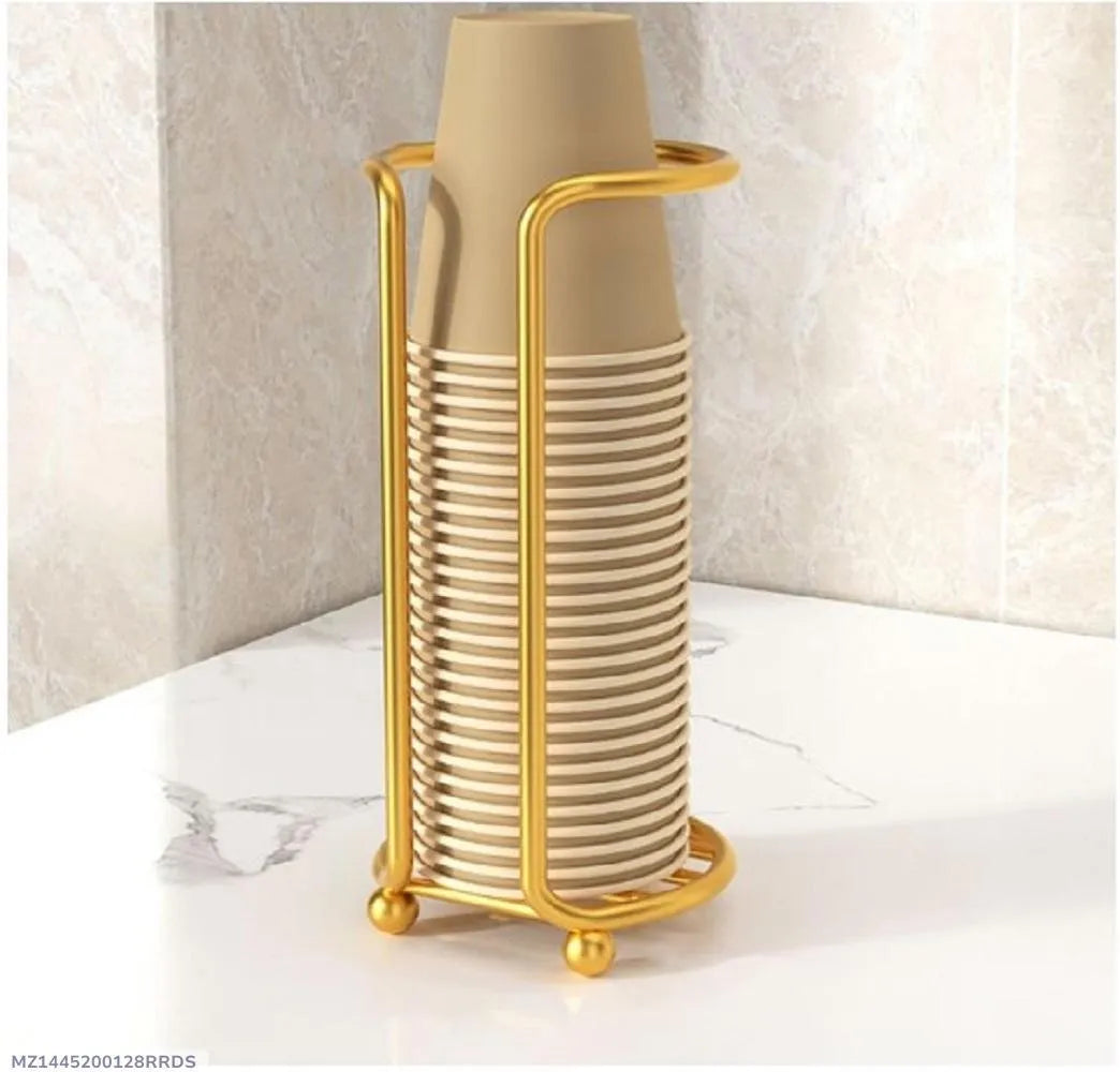 Metal paper cup holder