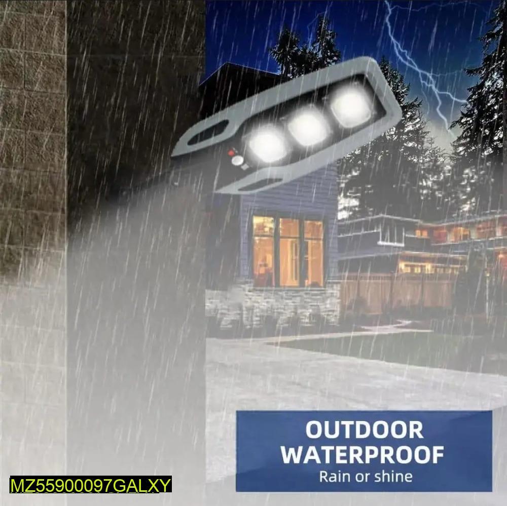 Solar motion sensor outdoor wall light