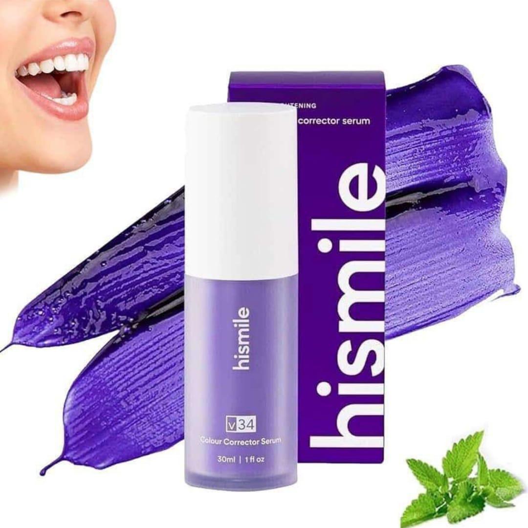 V34 colour corrector serum - purple toothpaste