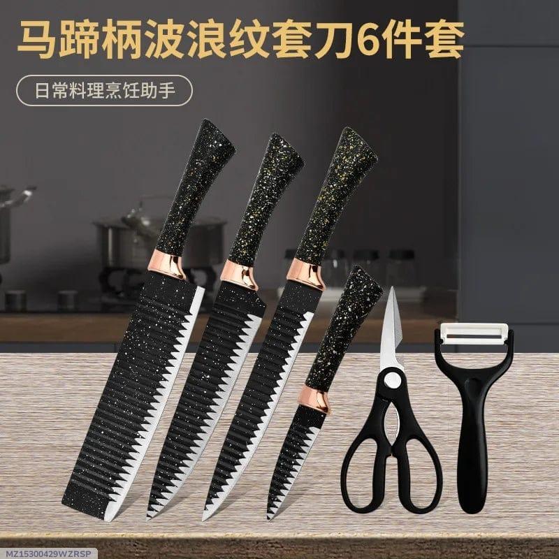 6 pcs knife set