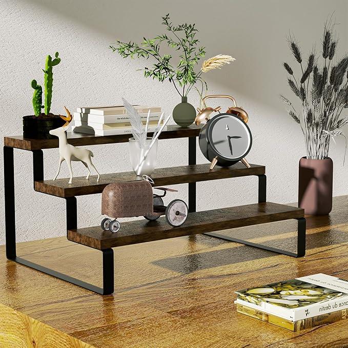 Elegant wooden kitchen rack