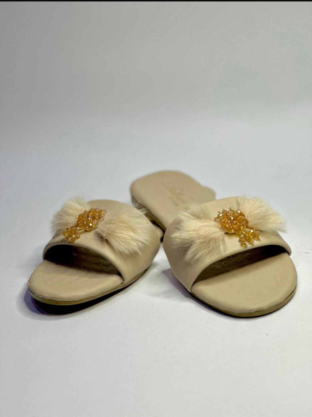 Women's synthetic fiber formal flats