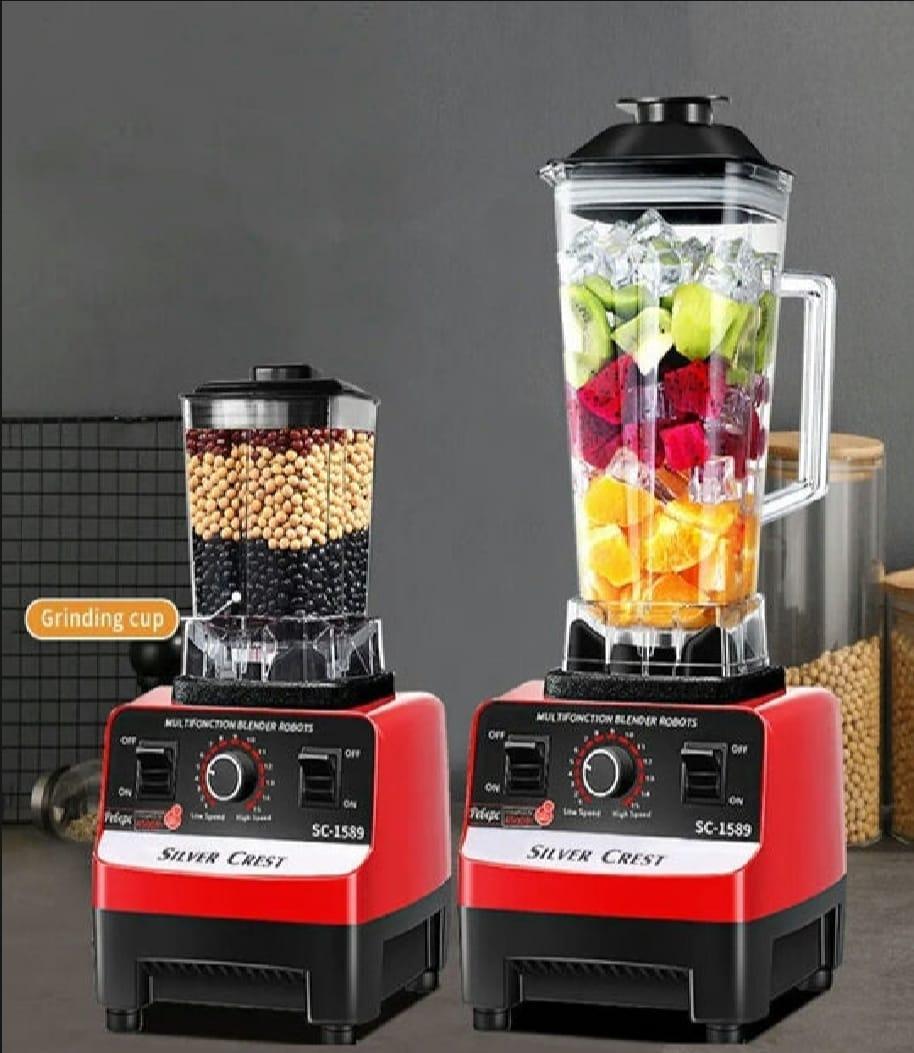 Multifunctional electric juicer blender - 2pcs portable and rechargeable