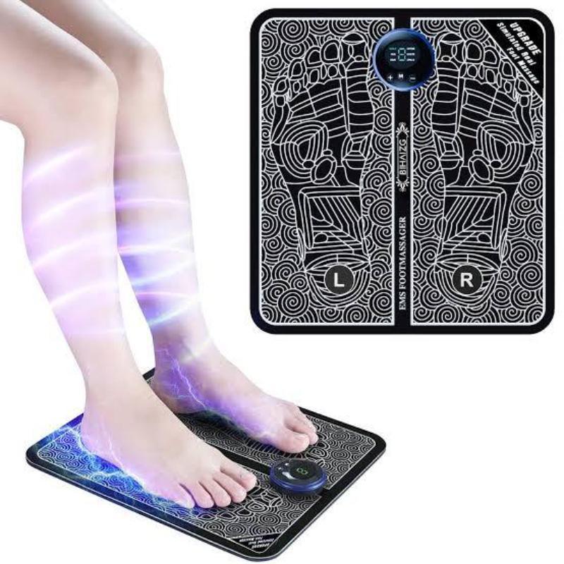Portable foot massager mat