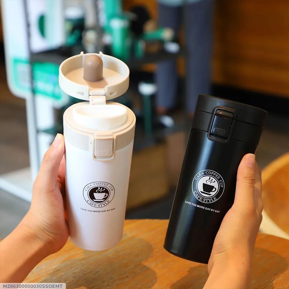 Insulated travel coffee mug