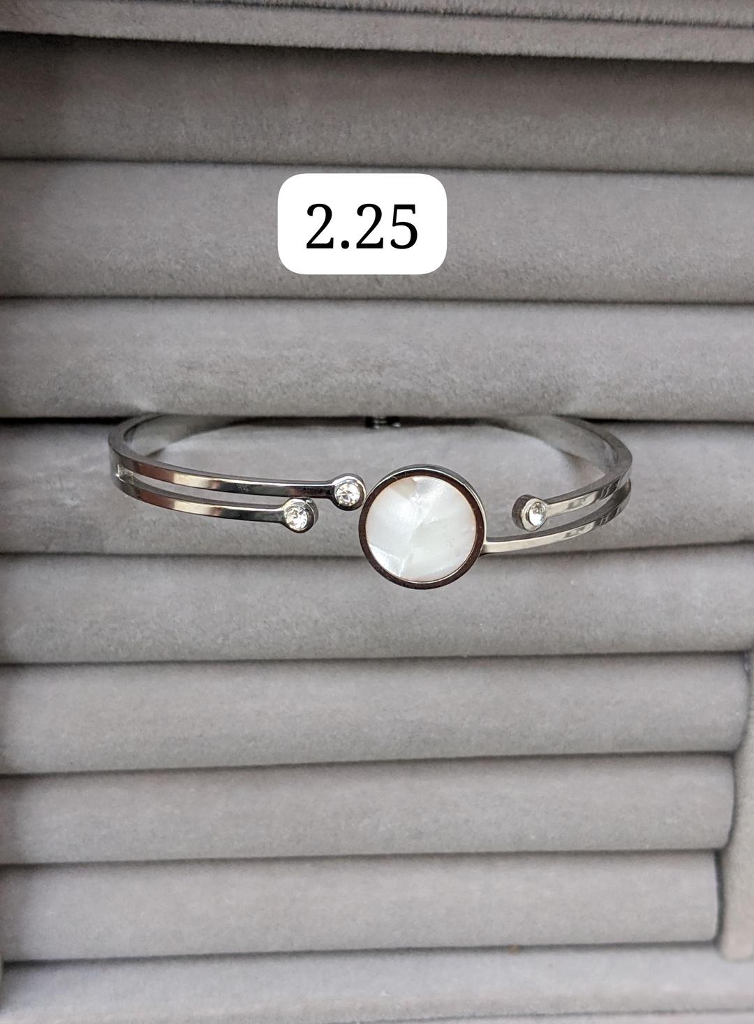 1 PCs silver plated rhinestone Kara bracelet