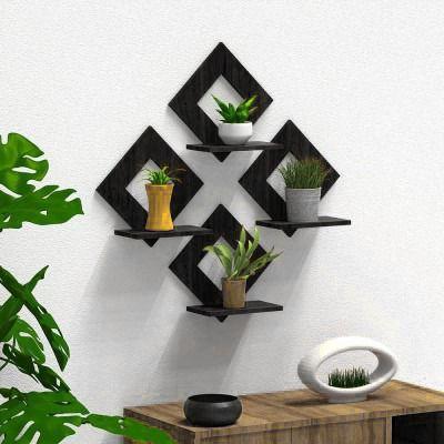 Modern hexa wall hanging shelf,pack of 3