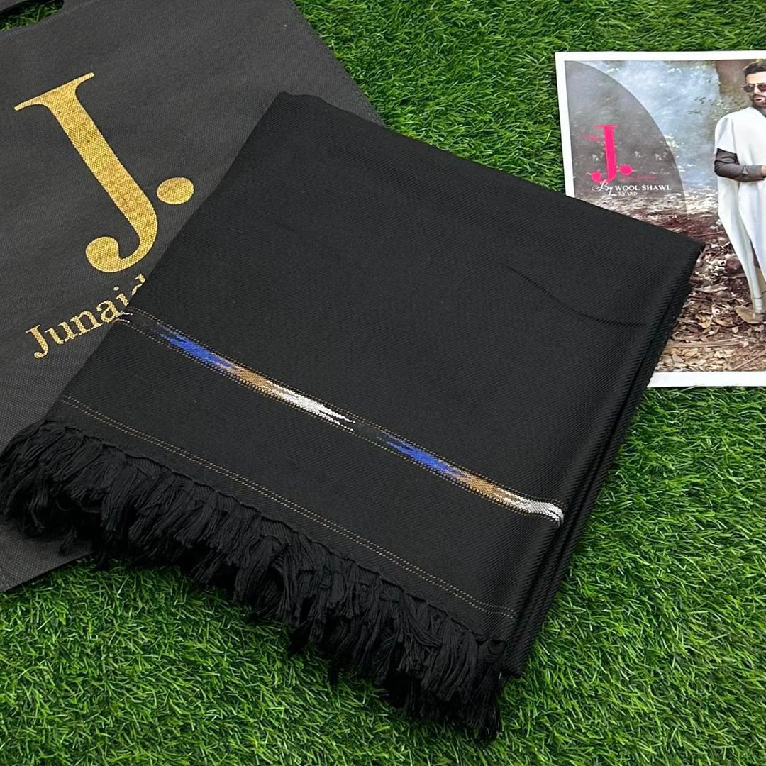 Men's wool texture shawl
