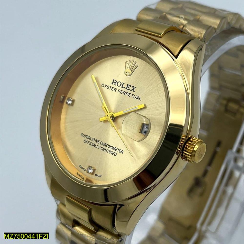 Rolex golden watch