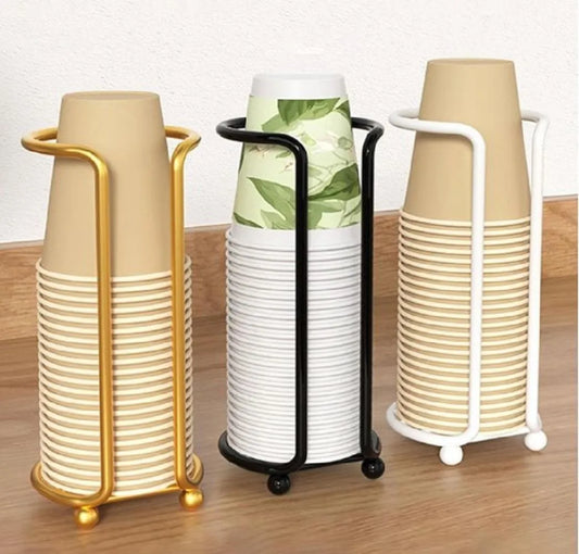 Metal paper cup holder