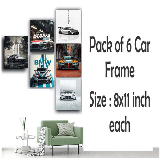 6 Pcs Most Unique Combo Car Walmate Set