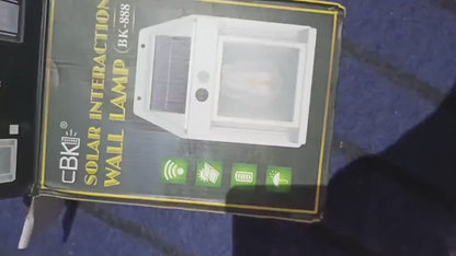 Motion sensor solar sensor lamp