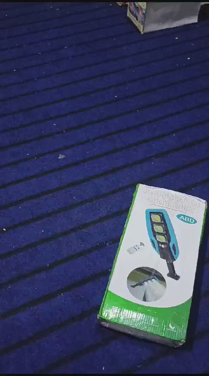 Solar motion sensor outdoor wall light