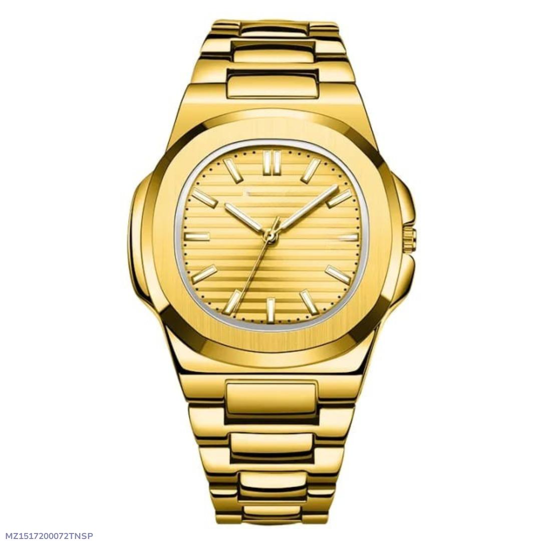 Men's quartz chain strap watch