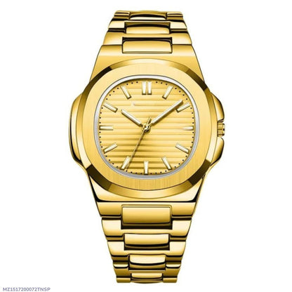 Men's quartz chain strap watch