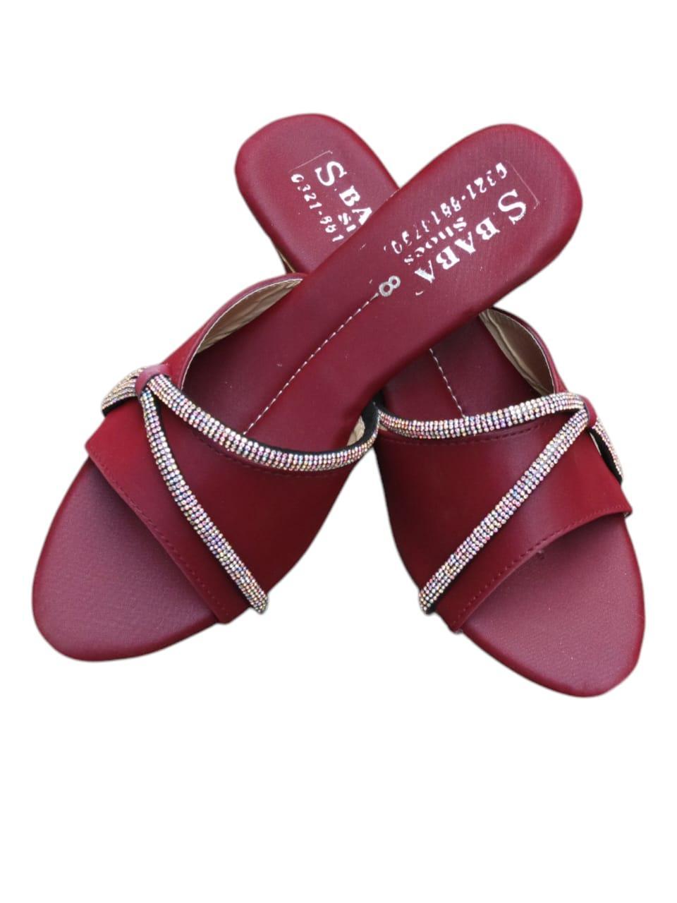 Women's casual PVC heels