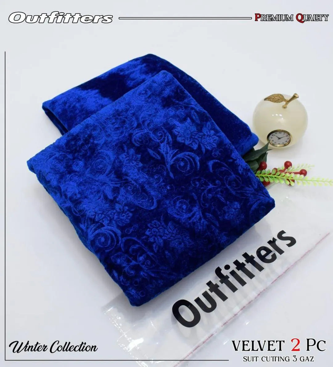 2 PCs women's unstitched sequins suit