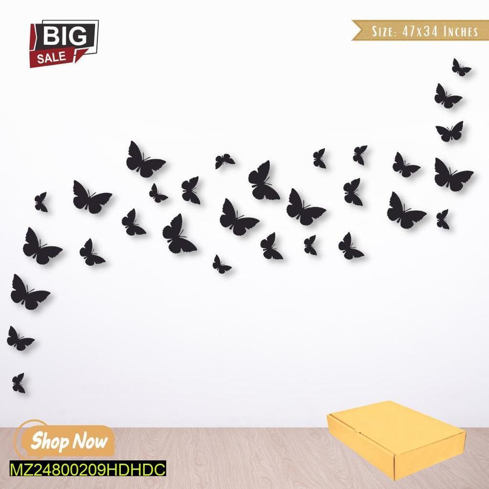 Butterflies design laminated wall art