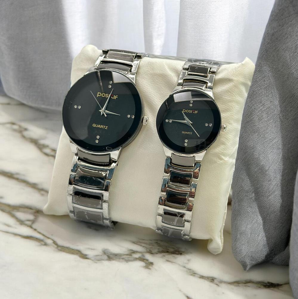 Elegant couple watches