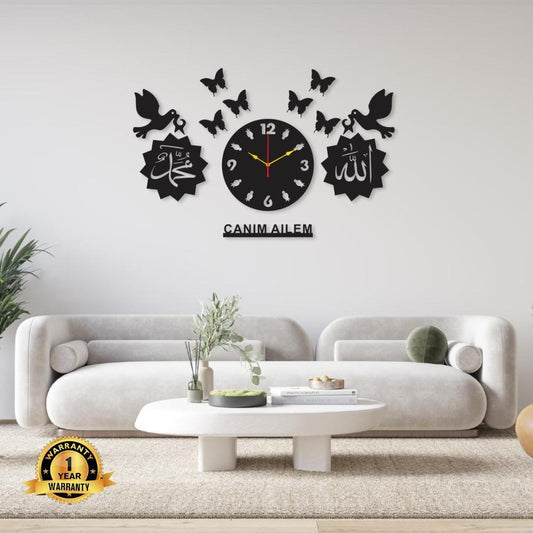 Diy wall clock decoration