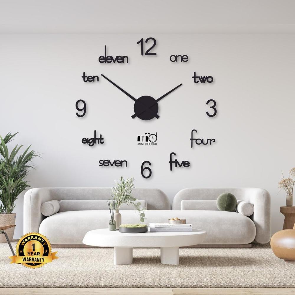 Beautiful wood wall clock