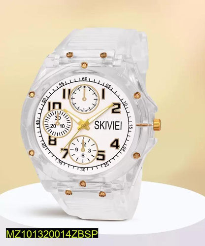 Transparent Analoge watch for men