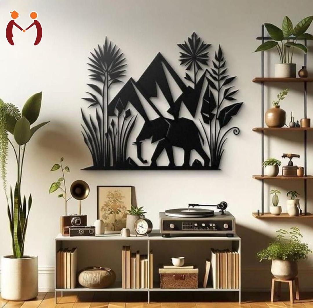 Forest art wooden wall decor
